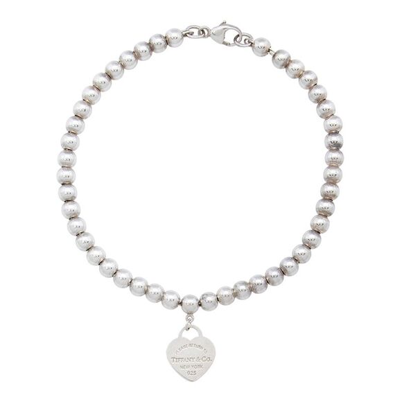 Tiffany & Co. Sterling Silver Return to Tiffany Heart Bead Bracelet - Picture 1 of 3